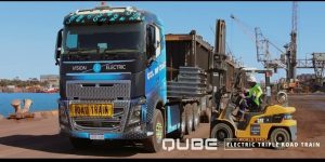 Volvo’nun elektrikli kamyonu 115 ton yükü çekebiliyor
