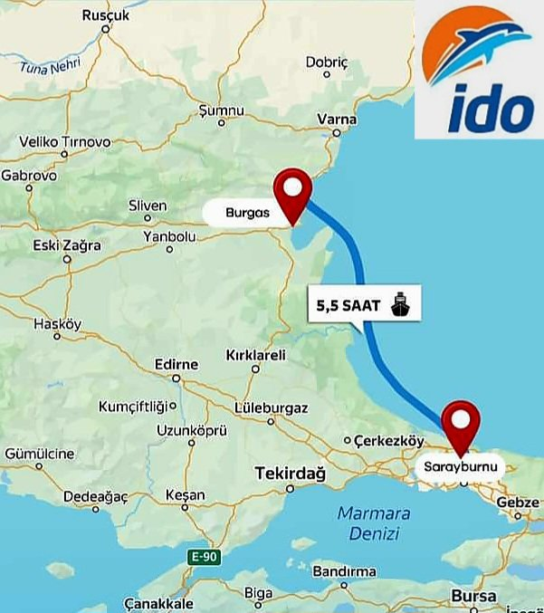 İstanbul Bulgaristan Burgas Kentine Deniz Otobüsü Seferleri Başlıyor