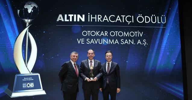 Otokar’a Altın İhracatçı Mükafatı